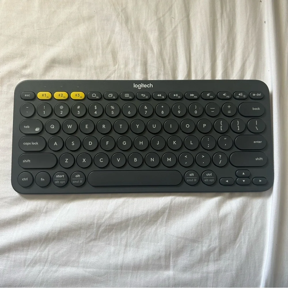 Logitech K380 Multi-Device Bluetooth Wireless Keyboard - Dark Gray